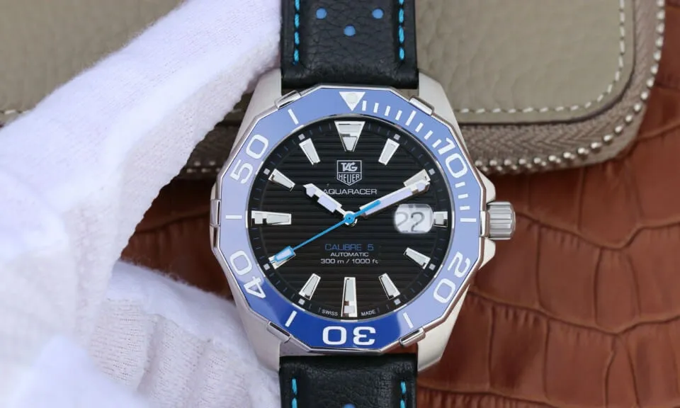 Tag Heuer Carrera CAV514C.FC8171 V6 Factory 1:1 Best Edition Replica Watch Blue Bezel